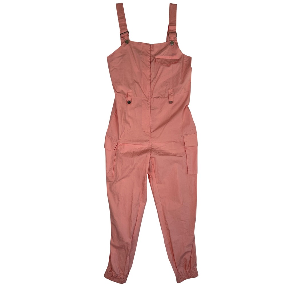 CBR Chic Boutique Rose Jumpsuit Overalls Pink Size M New with Tags Women's